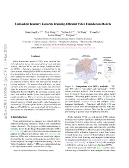 Unmasked Teacher: Towards Training-Efficient Video Foundation Models