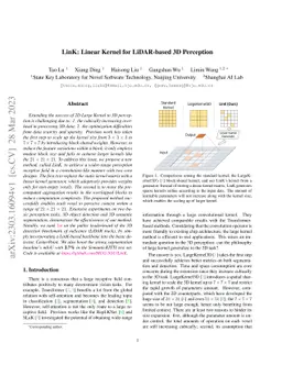 LinK: Linear Kernel for LiDAR-based 3D Perception