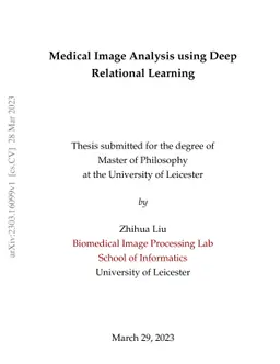 Medical Image Analysis using Deep Relational Learning