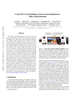 CycleACR: Cycle Modeling of Actor-Context Relations for Video Action
  Detection