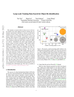 Large-scale Training Data Search for Object Re-identification
