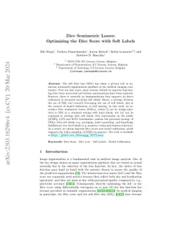 Dice Semimetric Losses: Optimizing the Dice Score with Soft Labels