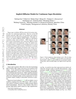 Implicit Diffusion Models for Continuous Super-Resolution