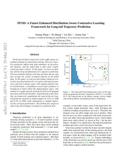 FEND: A Future Enhanced Distribution-Aware Contrastive Learning
  Framework for Long-tail Trajectory Prediction