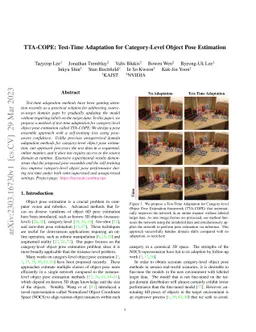 TTA-COPE: Test-Time Adaptation for Category-Level Object Pose Estimation