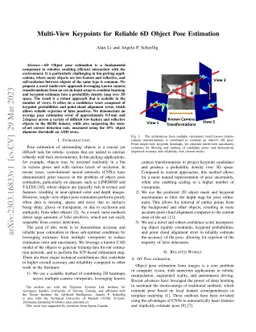 Multi-View Keypoints for Reliable 6D Object Pose Estimation