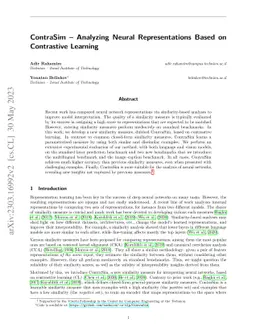 ContraSim -- A Similarity Measure Based on Contrastive Learning