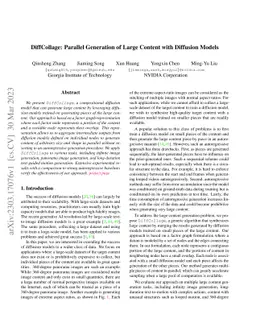 DiffCollage: Parallel Generation of Large Content with Diffusion Models