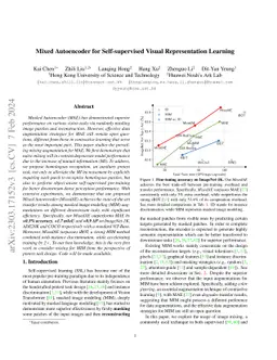 Mixed Autoencoder for Self-supervised Visual Representation Learning
