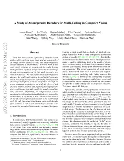 A Study of Autoregressive Decoders for Multi-Tasking in Computer Vision