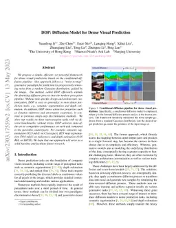 DDP: Diffusion Model for Dense Visual Prediction