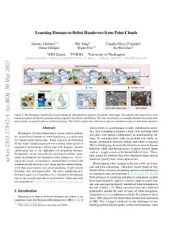 Learning Human-to-Robot Handovers from Point Clouds