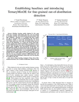 Establishing baselines and introducing TernaryMixOE for fine-grained
  out-of-distribution detection