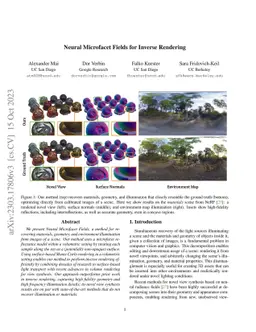 Neural Microfacet Fields for Inverse Rendering