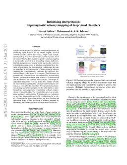 Rethinking interpretation: Input-agnostic saliency mapping of deep
  visual classifiers