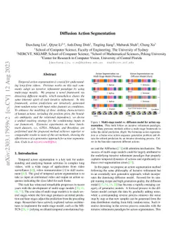 Diffusion Action Segmentation
