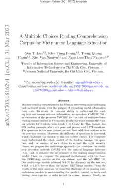 ViMMRC 2.0 -- Enhancing Machine Reading Comprehension on Vietnamese Literature Text