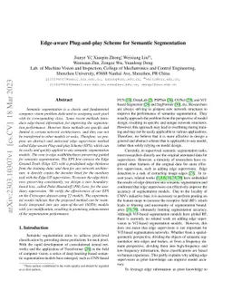 Edge-aware Plug-and-play Scheme for Semantic Segmentation
