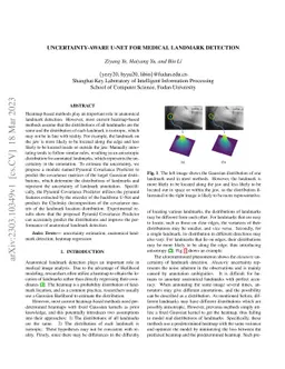 Uncertainty-aware U-Net for Medical Landmark Detection