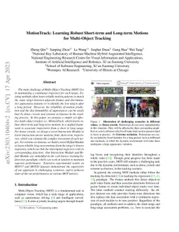 MotionTrack: Learning Robust Short-term and Long-term Motions for
  Multi-Object Tracking