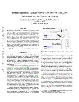 Textless Speech-to-Music Retrieval Using Emotion Similarity