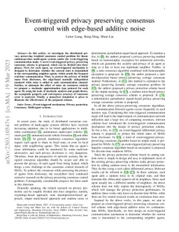 Event-triggered privacy preserving consensus control with edge-based
  additive noise