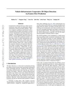 Vehicle-Infrastructure Cooperative 3D Object Detection via Feature Flow
  Prediction