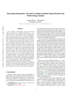 Deep Image Fingerprint: Towards Low Budget Synthetic Image Detection and
  Model Lineage Analysis