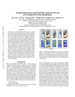 Attention Disturbance and Dual-Path Constraint Network for Occluded
  Person Re-identification