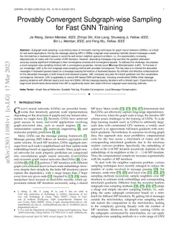 Provably Convergent Subgraph-wise Sampling for Fast GNN Training