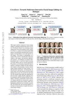 CHATEDIT: Towards Multi-turn Interactive Facial Image Editing via
  Dialogue
