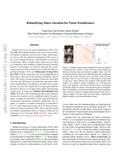 Robustifying Token Attention for Vision Transformers
