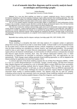 A set of semantic data flow diagrams and its security analysis based on
  ontologies and knowledge graphs