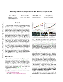Reliability in Semantic Segmentation: Are We on the Right Track?