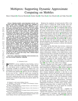 Mobiprox: Supporting Dynamic Approximate Computing on Mobiles