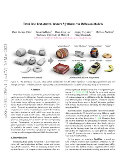 Text2Tex: Text-driven Texture Synthesis via Diffusion Models