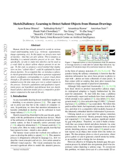 Sketch2Saliency: Learning to Detect Salient Objects from Human Drawings