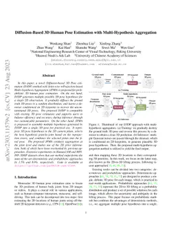 Diffusion-Based 3D Human Pose Estimation with Multi-Hypothesis
  Aggregation