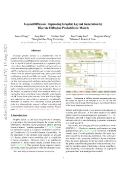 LayoutDiffusion: Improving Graphic Layout Generation by Discrete
  Diffusion Probabilistic Models