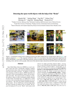 Detecting the open-world objects with the help of the Brain