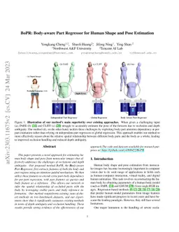 BoPR: Body-aware Part Regressor for Human Shape and Pose Estimation