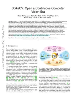 SpikeCV: Open a Continuous Computer Vision Era