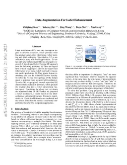 Data Augmentation For Label Enhancement