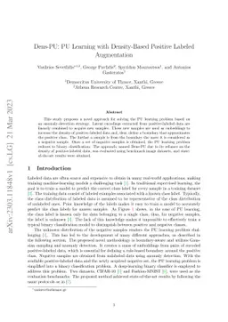 Dens-PU: PU Learning with Density-Based Positive Labeled Augmentation