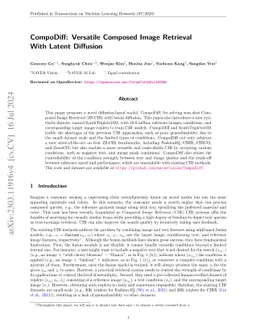 CompoDiff: Versatile Composed Image Retrieval With Latent Diffusion