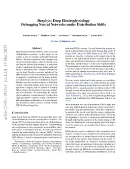 Deephys: Deep Electrophysiology, Debugging Neural Networks under
  Distribution Shifts