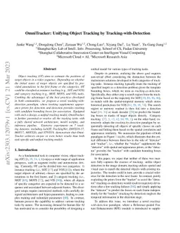 OmniTracker: Unifying Object Tracking by Tracking-with-Detection
