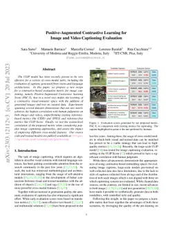 Positive-Augmented Contrastive Learning for Image and Video Captioning
  Evaluation