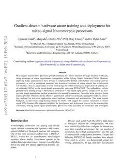 Gradient-descent hardware-aware training and deployment for mixed-signal
  Neuromorphic processors