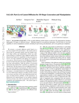 SALAD: Part-Level Latent Diffusion for 3D Shape Generation and
  Manipulation